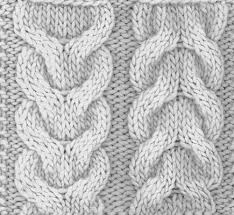 how to knit a double cable horseshoe cable dummies