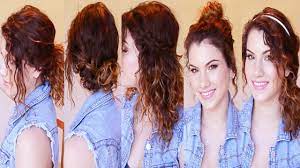 5 Back To School Curly Hairstyles Easy Heatless Curly Hair Styles Hair Styles Easy Hairstyles