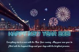 We hope for only happiness happy new year 2021 advance wishes images: Happy New Year 2021 Fireworks Animated Wishes Card Gifs
