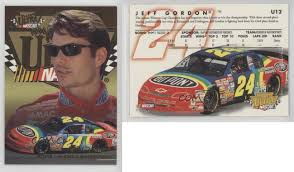 His dream, drive & destiny is being written by joe garner who was given unprecedented access to the nascar legend. 1996 Fleer Ultra Update Jeff Gordon U12 Ebay