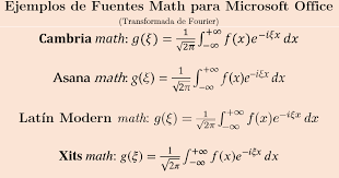 Latin modern math regular version 1.959 font (font family name: Fuentes Matematicas O Latex Para Microsoft Office Word O Excel Ruben Apaza