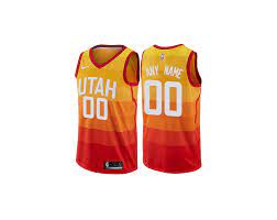 Add to cart add to cart. Men S Customized Utah Jazz Orange City Edition Jersey