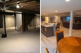 The house has a 750 square foot unfinished basement (cinderblock walls and concrete floor), and is brand new (rather, it will be brand as for the flooring, you would usually do this before or after the trim. Before After Archive Finished Basements Plus