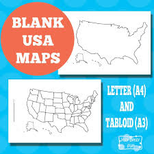 Conterminous us map outline otto muller avenza maps. Blank Usa Map Itsybitsyfun Com