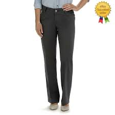 Lee Womens Pants Trouser Maxwell Modern Curvy Carbonite Size 6 New Lee Khakischinos Everyday Pants For Women Lee Womens Jeans Curvy Pants