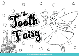 Even if you have a colour printer, i prefer the black and white version which the kids can colour in themselves. 3 Free Printable Tooth Fairy Coloring Pages Laptrinhx News