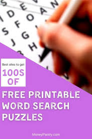 We hope you enjoy the word search puzzles that are posted here for free download. 100s Of Printable Word Search Puzzles Only Print From These Sites Moneypantry