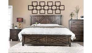 Look for industrial style bedroom furniture and accessories that harken back to provincial times while remaining contemporary. Hennessy Industrial Style Bedroom Furniture