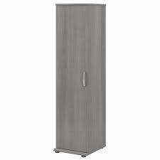 Lee storage cabinet wardrobe armoire cianjur spacious 2 door wooden wood furniture grimsby spaces tall closet grey 3 clothes robe bedroom hanging shelving unit hl778 french antique base thin bowerbank elyse in 2021 metal cabinets kitchen cupboard for viscologic mirrored jewelry stand mirror. Universal Tall Narrow Storage Cabinet In Platinum Gray Engineered Wood Uns116pg
