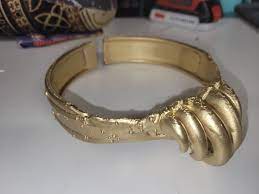 Slave Leia Collar Gold or Unfinished Resin Printed High - Etsy Finland
