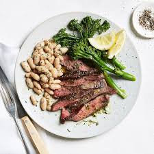 Enjoy A Tasty And Healthy Recipe Learn How To Make Tuscan Steak With White Beans Broccolini Baby Broccoli Recipe White Bean Recipes Recipes