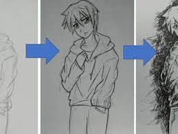 My fnf (but not drawn) by babybeargod. How To Draw An Anime Boy Shounen Feltmagnet