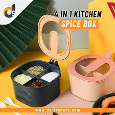 Partition Kitchen Seasoning Spice Box ...