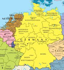 Maps of neighboring countries of germany. Germany And Netherlands Map Mapsof Net