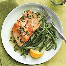 Take a sheet of tin foil large enough to fold up over the fillets and place. Herb And Lemon Roasted Striped Bass Recipe Myrecipes
