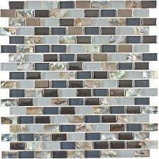 I Absolutely Want This Tile Brown Cream And Blue Glass Mosaic Tile Companies Mother Of Pearl Mother Of Pear Glass Kitchen Brown Kitchen Tiles Mosaic Tiles