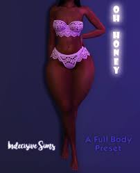 Black sims body preset cc sims 4 / baby body presets by thiago mitchell at redheadsims sims download 670 504 sims 4 body presets 37arts net.i primarily focus on hairstyles for black and brown sims such as braided, loc'd and curly styles in a bid to fill the gaps that are being left when it comes to content for sims of colour. Indecisive Sims Oh Honey Body Preset Sweet Sims 4 Finds