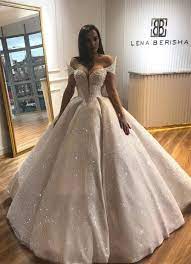 This traditional ball gown wedding dress from. Sparkle Off Shoulder Wedding Dresses With Appliques Gorgeous Ball Gowns For Formal Wedding Wed Shiny Wedding Dress Ball Gowns Wedding Ball Gown Wedding Dress