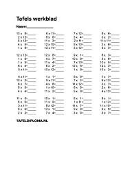 Miranda s lesmaterialen sommenkleurplaat tafels 1 2 3 4 5 en 10. Tafels Oefenen Werkbladen Kleurplaat Werkbladen Kleurplaat Met Maaltafels En Deeltafels