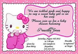 Hello Kitty Baby Shower Ideas Baby Shower Decoration Ideas Hello Kitty Baby Shower Hello Kitty Invitations Hello Kitty Birthday Invitations