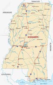 The road crossing highest on the upper mississippi is a simple steel culvert, through which the river (locally named nicolet creek) flows north from lake nicolet under wilderness road to the west arm of lake itasca, within itasca state park. Mississippi Road Map Royalty Free Cliparts Vectors And Stock Illustration Image 32312432