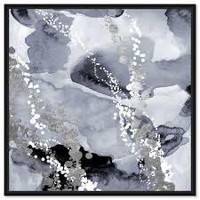 21 silver wall art hypnotic sands xl silver abstract corporate. Even More Love Silver Abstract Wall Art By Oliver Gal