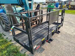 Telehandler Attachment - Haugen MWP 4x116 Telehandler Basket ...