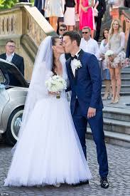 Caroline wozniacki is officially married! Caroline Wozniacki Attends Wedding Of Fellow Tennis Stars Daily Mail Online