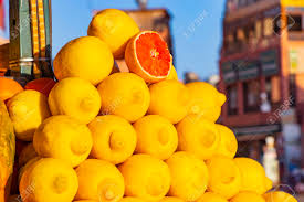 The yellow passion fruit vine is the more tropical of the two kinds. Big Lemons At Market In Marrakesh Morocco Yellow Tropical Fruits Stock Photo Picture And Royalty Free Image Image 125212022