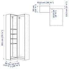 August vormittags kommen um den kasten aufzustellen. Pax Eckanbauelement 4 Boden Weiss 53x35x201 Cm Ikea Osterreich