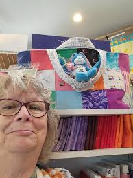 Albany Sewing Machine Center with her royal highness Fabriqua.