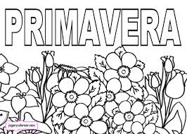 Dibujos De Primavera Para Colorear