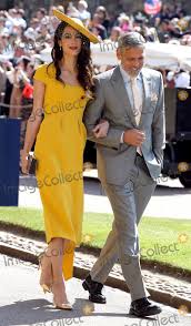 Oprah winfrey, the beckhams, and the clooneys were among the first guests at st. Photos And Pictures 19 May 2018 George And Amal Clooney Guests Arrive At Windsor Castle For The Wedding Of Meghan Markle And Prince Harry Photo Credit Alpr Admedia