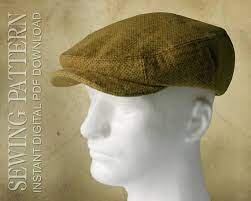 Sewing Pattern Finch 1920 S Irish Flat Cap For Child Or Etsy Flat Cap Sewing Patterns Ear Flap