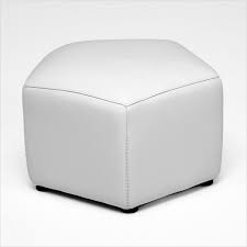 2 pouf leather ottoman white pouf moroccan leather pouf footstoot ottoman lea. Penta Ottoman White Scan Design Modern And Contemporary Furniture Store