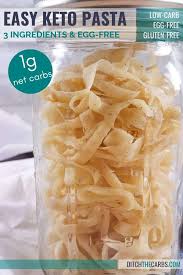 Discover The Secret To Easy Egg Free 3 Ingredient Keto Pasta Recipe Will Blow Your Socks Off Make Egg Free Pasta Recipe Keto Pasta Recipe Keto Recipes Easy