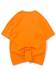 Black And Orange Graphic T Shirt Graphic Letters Contrast Color T Shirt Orange Ad Contrast Letters Graphic Orange Shirt Ad Beach T Shirts Men S Graphic T Shirt Black Shirt