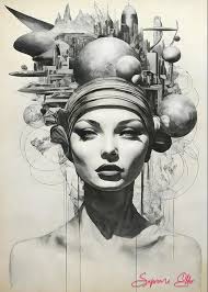 Abstract Beauty I Greeting Card