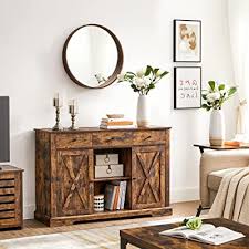An entryway is a hall that is generally located at the front entrance of a house. Buy Vasagle Buffet Cabinet Sideboard Freestanding Kitchen Storage Cupboard For Dining Room Entryway Living Room Bedroom 47 2 X 15 7 X 31 9 Inches Rustic Brown Ulbf002x01 Online In Indonesia B08nv55cmf