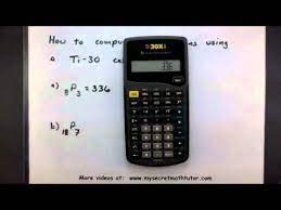 Below is a permutation calculator, which will calculate the number of permutations, or ordered sets you can choose from a larger whole.enter the number of things in the set n and the number you need to choose in your sample r and we'll compute the number of permutations. Probability How To Compute Permutations Using A Calculator Youtube