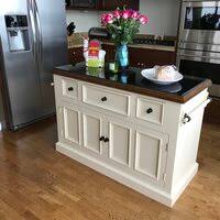 Rated 4.6 out of 5 stars. Three Posts Eloy 51 Solid Wood Kitchen Island With Granite Top And Locking Wheels Reviews Wayfair