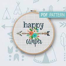 ★ other charts of adventure cross stitch pattern mountain cross stitch geometric mountain embroidery adventure awaits travel cross stitch nordic mountain. Happy Camper Cross Stitch Pattern Travel Cross Stitch Modern Etsy Cross Stitch Camper Stitch Patterns Embroidery Design Download