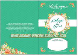 Dalam contoh kali ini saya menggunakan program coreldraw x4. Tutorial Membuat Desain Undangan Vintage Di Coreldraw Ilmunesia