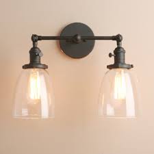 Vintage Style 2 Light Wall Sconce Industrial Wall Light Fixtures