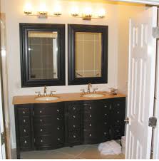 The materials can vary from glass to natural stone. Brilliant Bathroom Vanity Mirrors Decoration Black Wall Mounted Bathroom Mirror Design Ideas With Simple Rectangle Shap Grezu Home Interior Decoration