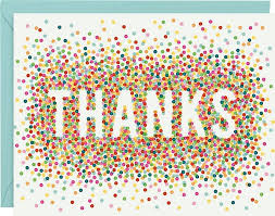 See our personalised thank note card range. Colorful Confetti Thank You Card Set Paper Source
