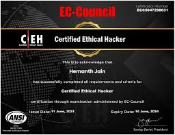 C|CIH v2 Certificate