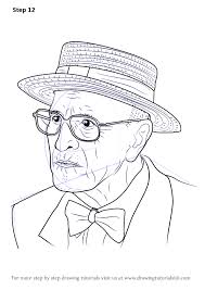 Learn How To Draw An Old Man Other People Step By Step Drawing Tutorials Easy Drawings Male Face Drawing Person Drawing