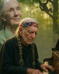 A FAREWELL BETWEEN KINDRED SPIRITS: Sometimes music becomes a bridge  between souls, and Willie Nelson, at 92, has just built one for Jane  Goodall. His new tribute song, written in a moment