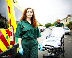 Download Premium Image Of Paramedics Rolling The Ambulance Stretcher 515787 Paramedic Ambulance Medical Wallpaper